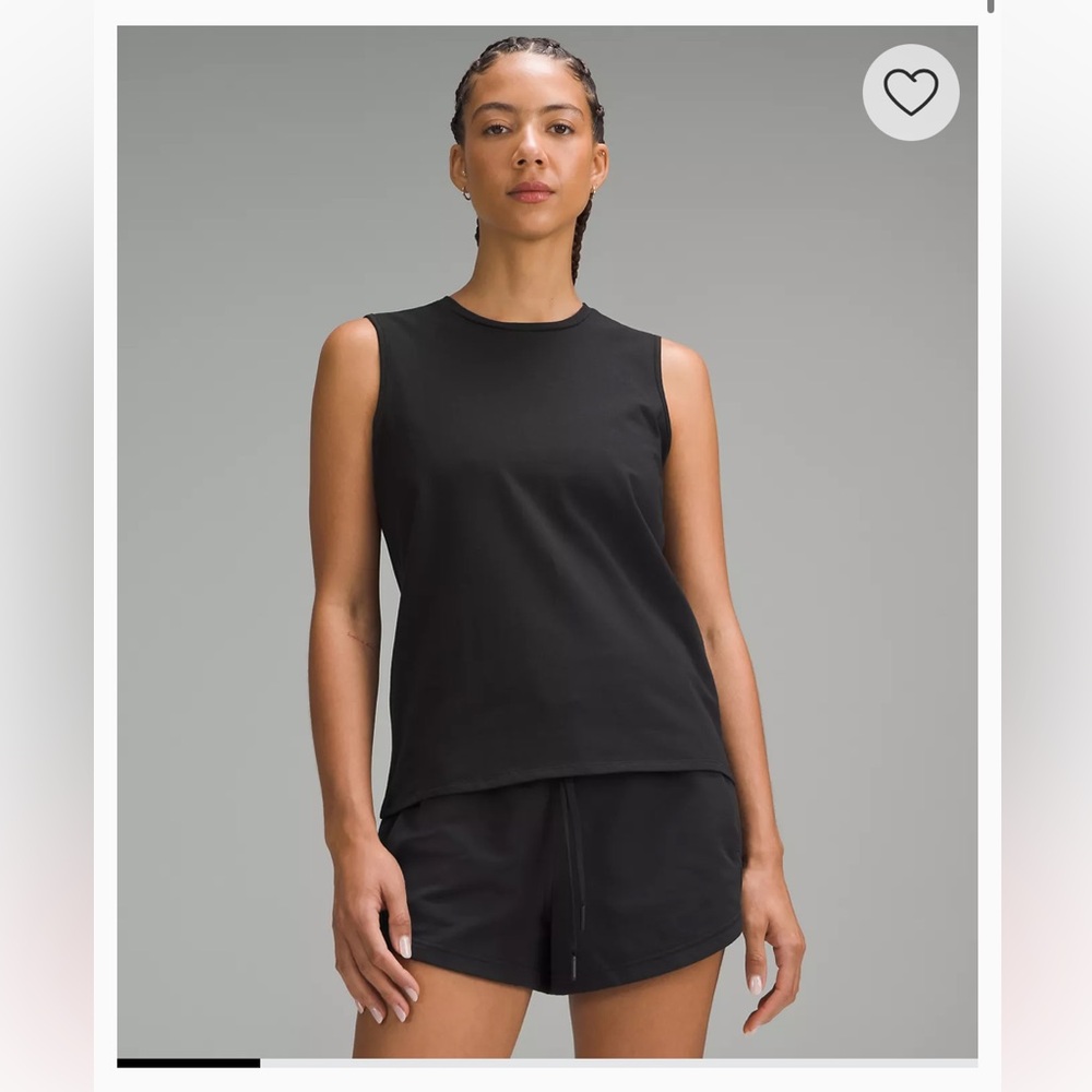 Lululemon Organic Cotton Crewneck Tank Top